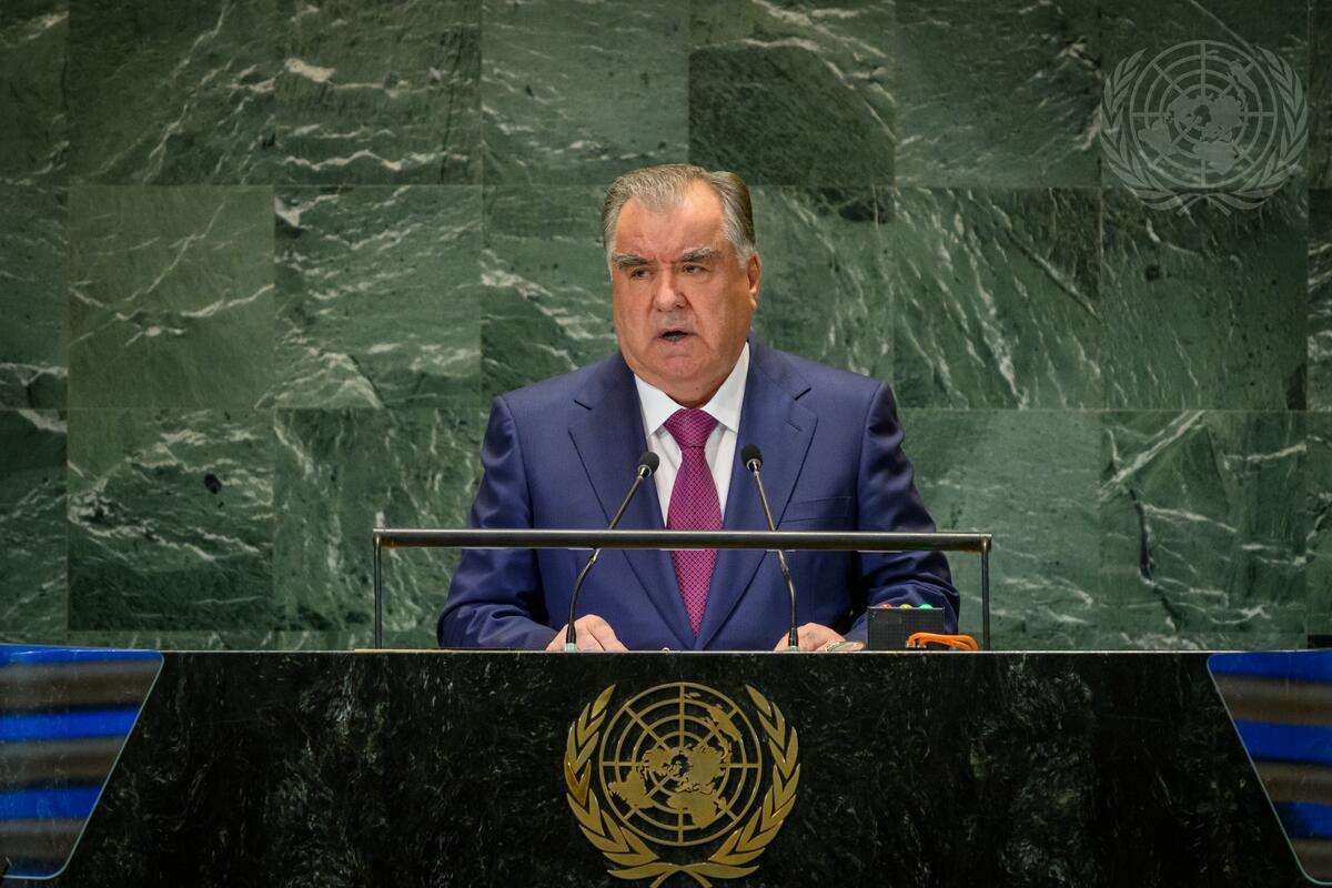President Emomali Rahmon Calls for Peace, Climate Action, and UN Reform at UN General Assembly 1 Rahmon