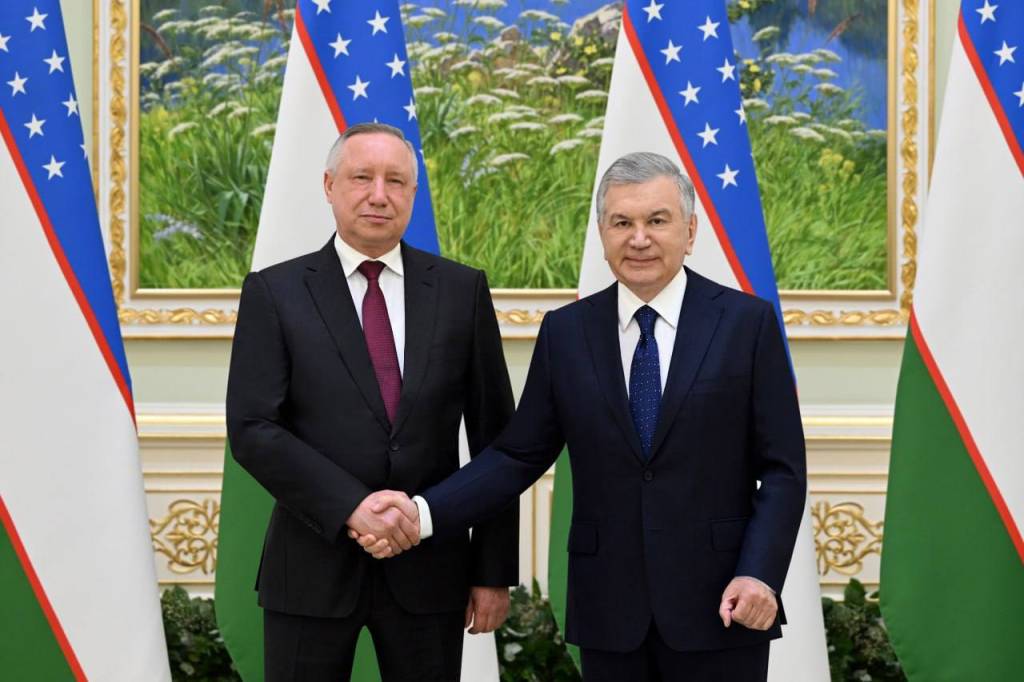 President Mirziyoyev Receives Saint Petersburg Delegation to Deepen Uzbekistan–Russia Cooperation 1 Mirziyoyev