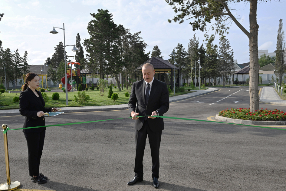 President Ilham Aliyev Attends Inauguration of Samad Vurgun Creativity House in Baku 1 Baku