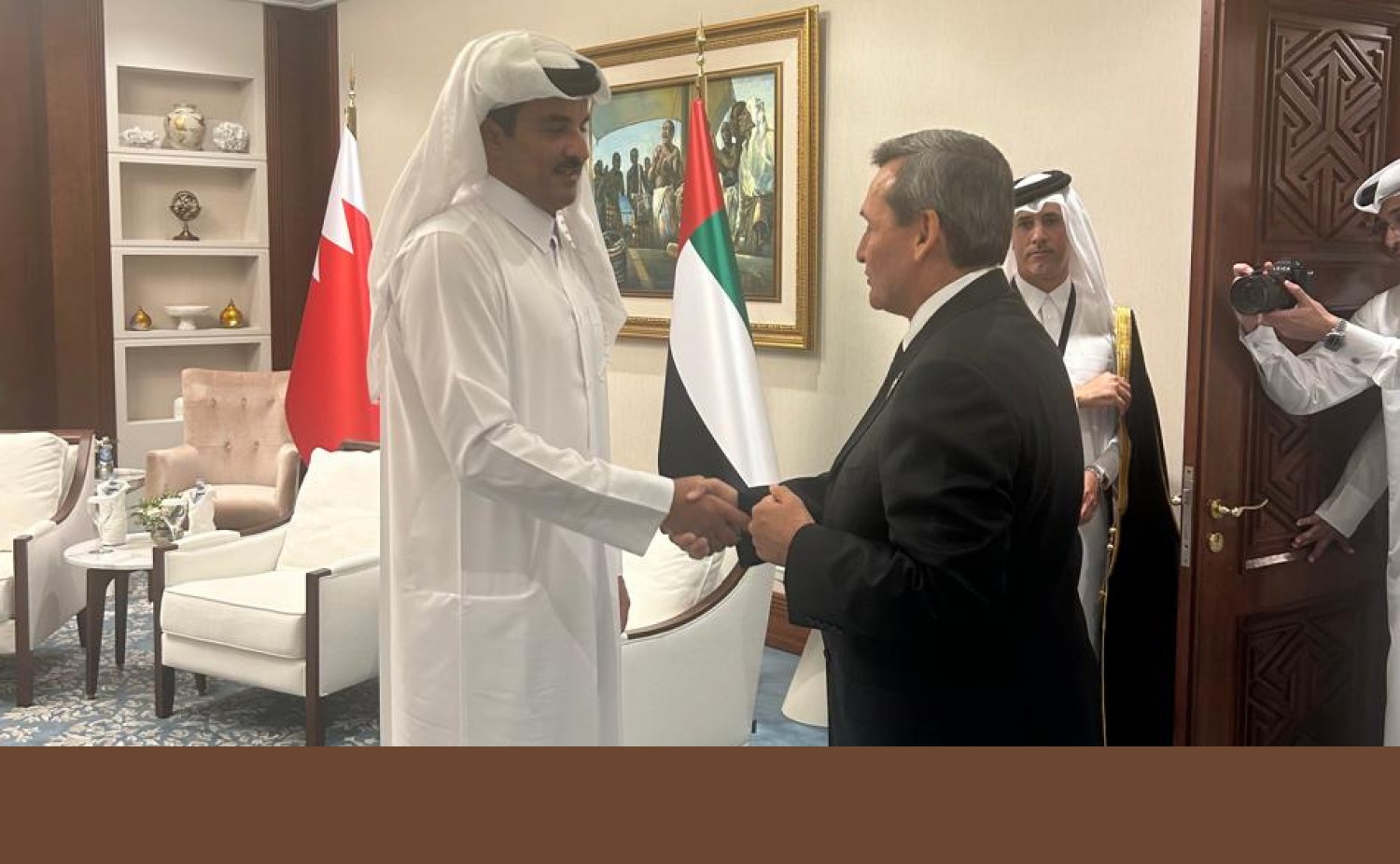 Emir of Qatar Receives Turkmen Foreign Minister Rashid Meredov 1 Qatar