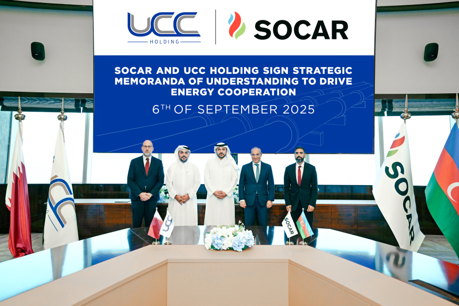 SOCAR and UCC Holding Sign MoUs on Energy Cooperation 1 SOCAR and UCC Holding Sign MoUs on Energy Cooperation