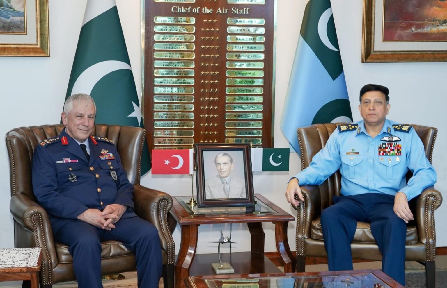 Turkish Defence Delegation Visits Air Headquarters 1 Turkish