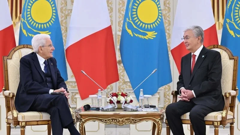 Kazakh President Welcomes Italian Counterpart, Calls Visit a New Chapter in Bilateral Ties 8 President