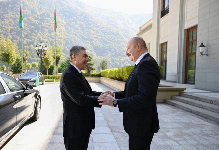 President Ilham Aliyev Meets Chairman of Turkmenistan’s Halk Maslahaty Gurbanguly Berdimuhamedov in Gabala 6 Gabala