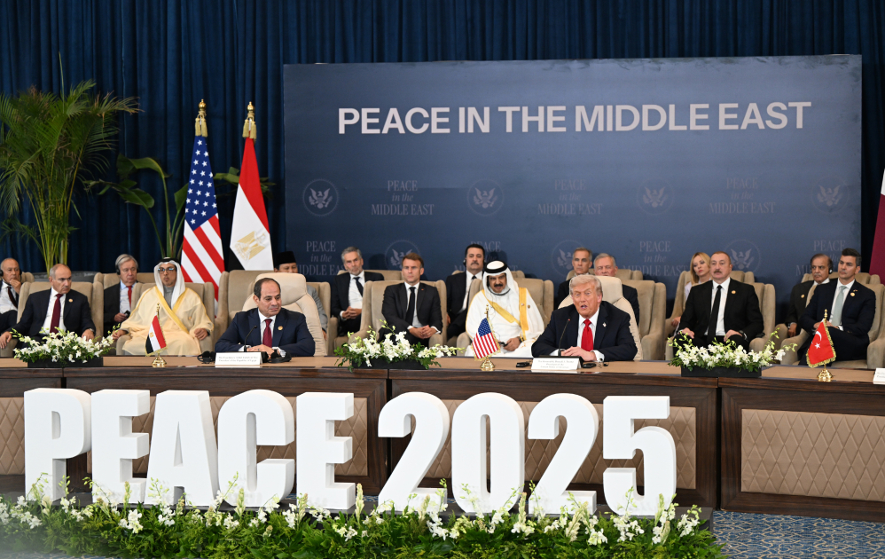 President Ilham Aliyev Attends Middle East Peace Summit in Sharm el-Sheikh 1 Aliyev