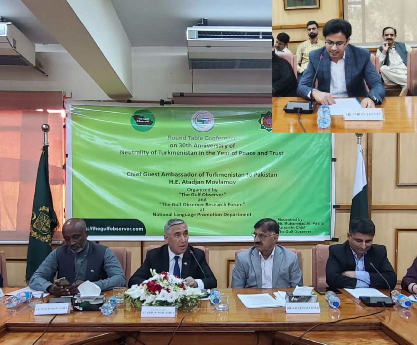 Speech by Mr. Imran Yousaf at Round Table Conference on the 30th Anniversary of Turkmenistan’s Neutrality in the Year of Peace and Trust 2025, Islamabad 7 Neutrality