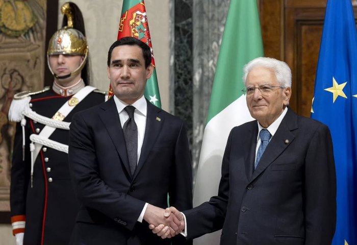 President Berdimuhamedov Meets President Mattarella of Italy 2 Berdimuhamedov