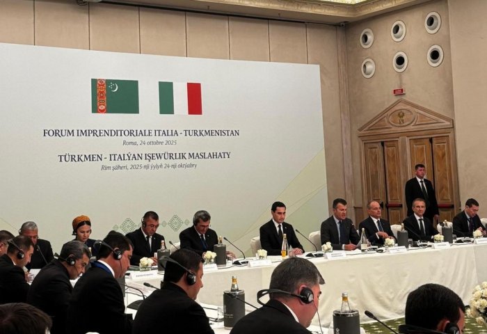 Serdar Berdimuhamedov Attends Turkmen–Italian Business Forum During Official Visit to Italy 7 Business