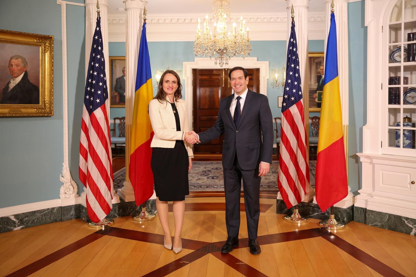 Romanian Foreign Minister Meets U.S. Secretary of State to Strengthen Strategic Partnership 1 Romanian