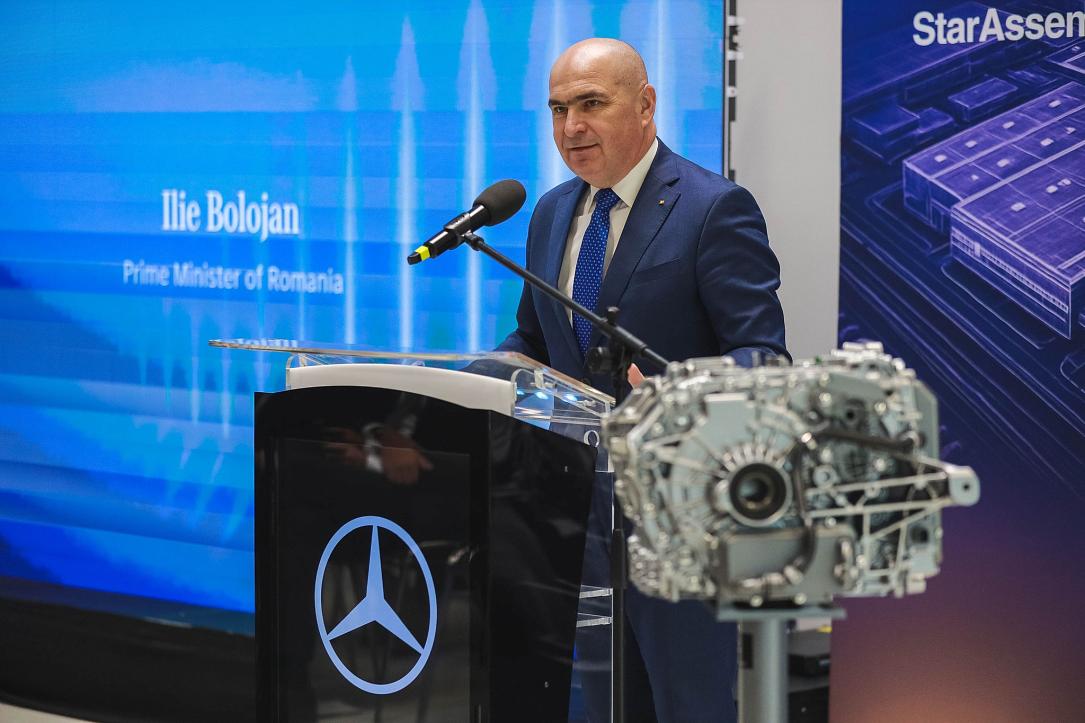 Romanian Prime Minister Attends Inauguration of €100 Million Mercedes Production Line in Sebeș 1 Romanian