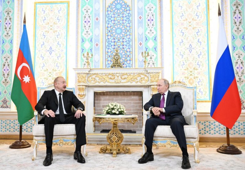 Ilham Aliyev, Vladimir Putin Hold Bilateral Meeting in Dushanbe 1 Ilham Aliyev, Vladimir Putin Hold Bilateral Meeting in Dushanbe