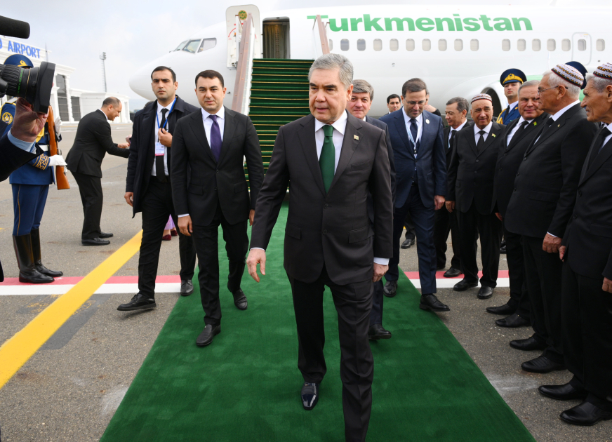 Gurbanguly Berdimuhamedov Arrives in Gabala for 12th OTS Summit 1 Berdimuhamedov