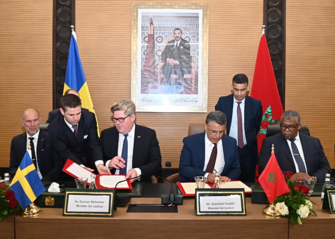 Morocco and Sweden Sign Declaration to Deepen Judicial and Legal Cooperation 2 Morocco