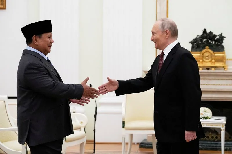 Prabowo Highlights Strong Indonesia–Russia Relations in Meeting with Putin 2 Putin