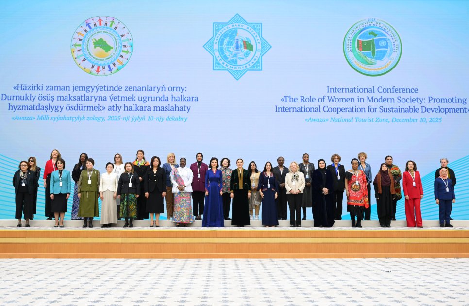 Leyla Aliyeva Participates in International Conference on Women’s Role in Sustainable Development in Turkmenistan 2 Aliyeva
