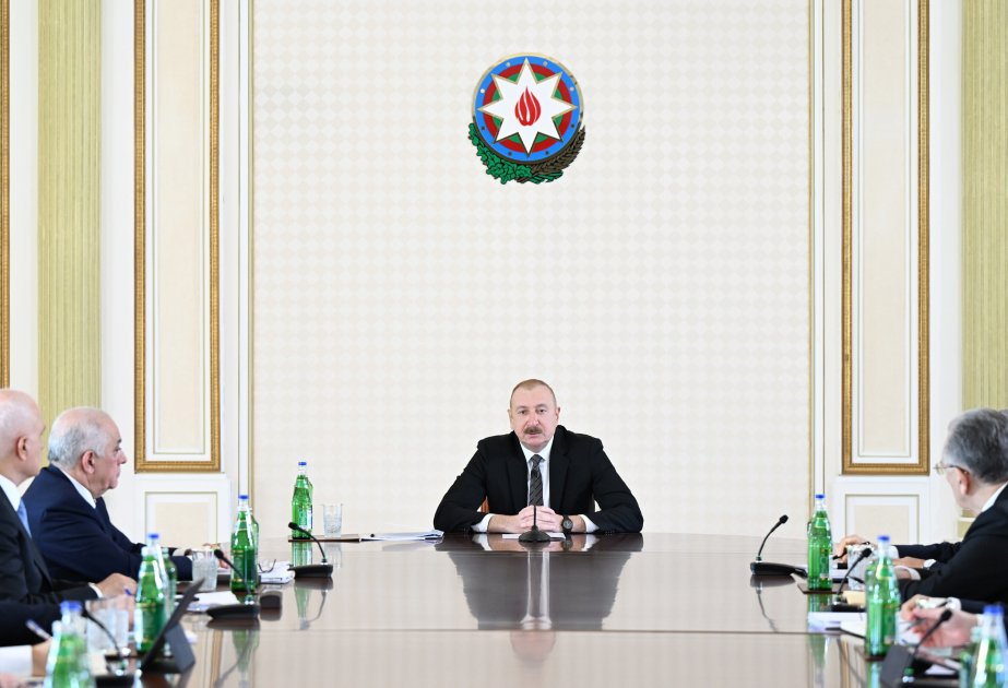 President Ilham Aliyev Highlights Urban Transport Challenges, Announces New Stormwater Projects in Baku
