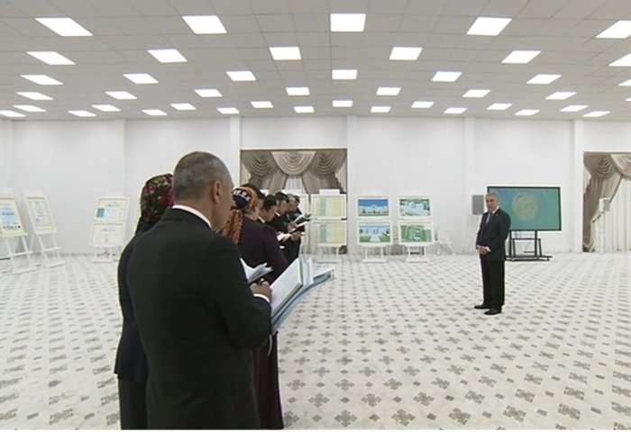 Turkmen National Leader Reviews Medical Cluster Projects in Arkadag 2 Arkadag