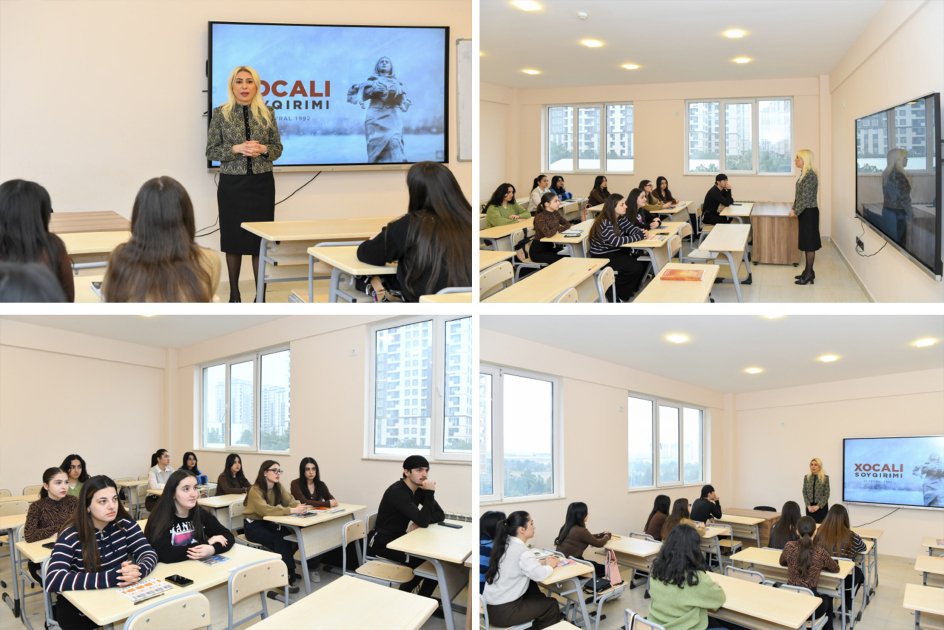 Baku Engineering University Hosts Open Lessons Commemorating Khojaly Genocide 19 Baku