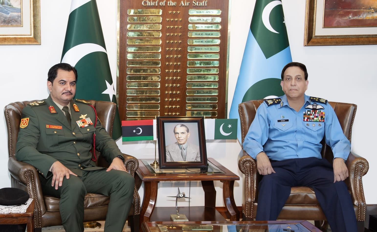 Libyan Deputy Commander-in-Chief Calls on Pakistan’s Air Chief to Strengthen Defence Cooperation 27 Libyan Deputy Commander-in-Chief