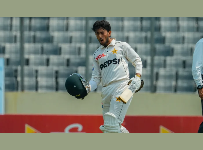 Pakistan’s Azan Awais Scores Century on Test Debut Against Bangladesh