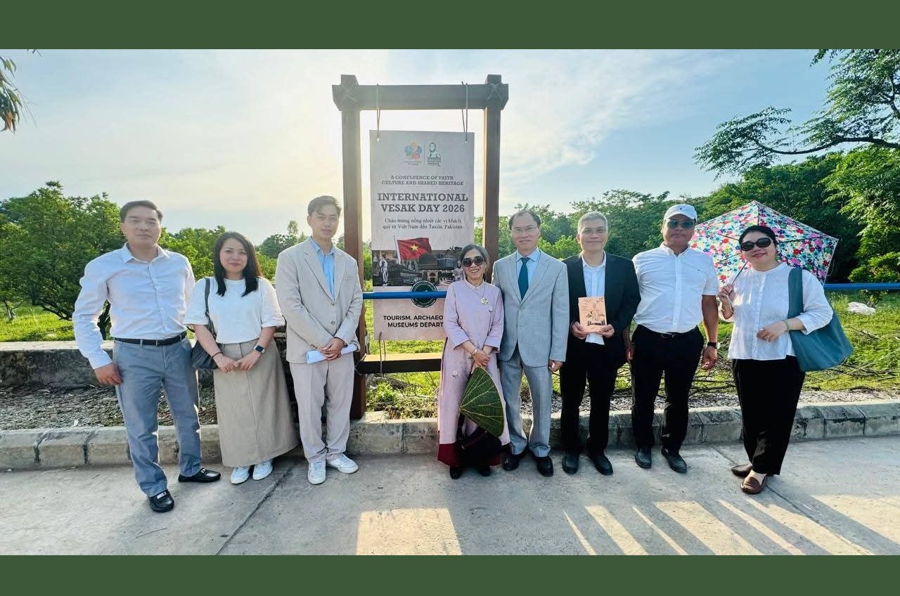 Vietnamese Ambassador His Excellency Pham Anh Tuan Participates in Vesak Celebrations at Historic City of Taxila