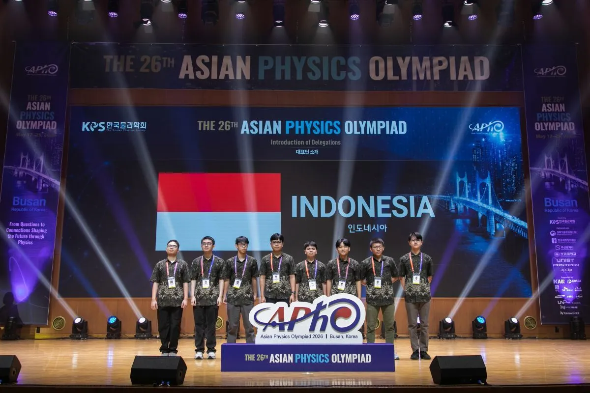 Indonesia Wins Two Gold Medals at 26th Asian Physics Olympiad in South Korea 2 Indonesia