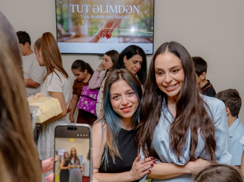 Leyla Aliyeva and Alena Aliyeva Visit Children’s Rehabilitation Center, Join Creative Activities 2 Leyla Aliyeva