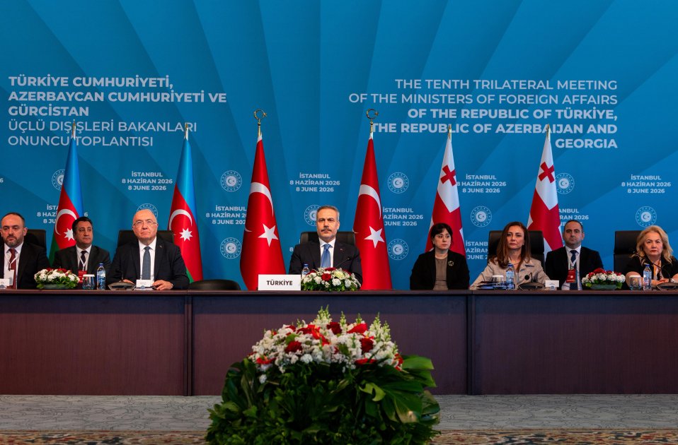 Istanbul Hosts 10th Trilateral Meeting of Foreign Ministers of Azerbaijan, Georgia, and Türkiye 3 Azerbaijan