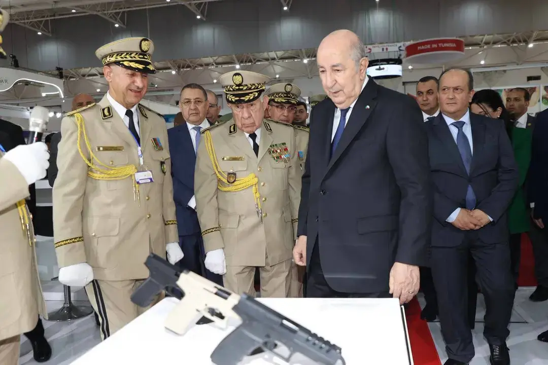 Algerian President Highlights Military Industry, Local Manufacturing at Algiers International Fair