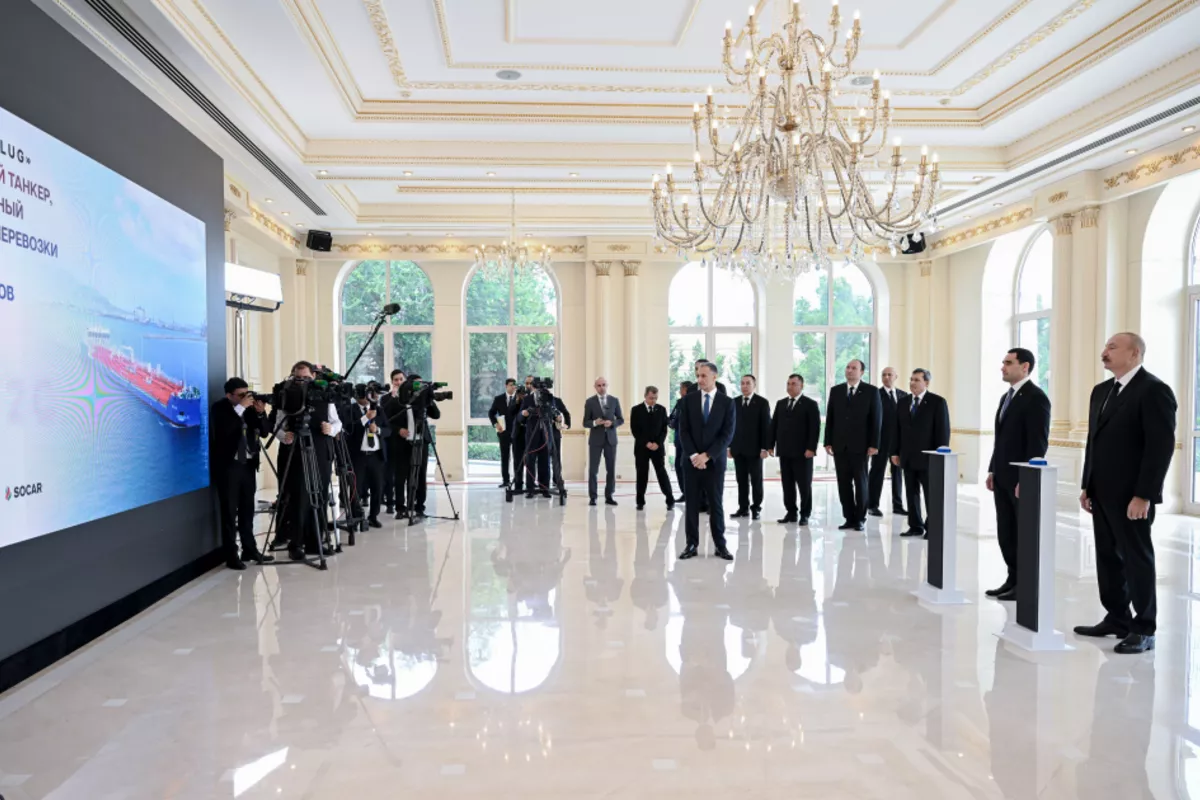 Azerbaijan Presents “Dostlug” Oil Tanker to Turkmenistan in Virtual Ceremony 3 Azerbaijan