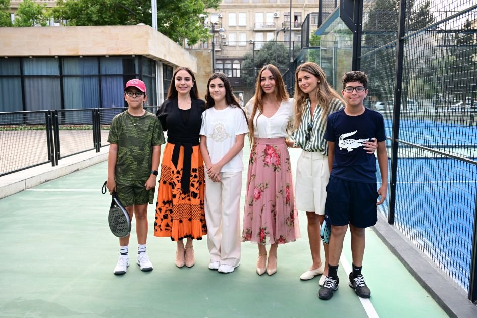 Leyla Aliyeva and Arzu Aliyeva Lead Opening of Modern Sports and Environmental Projects in Baku