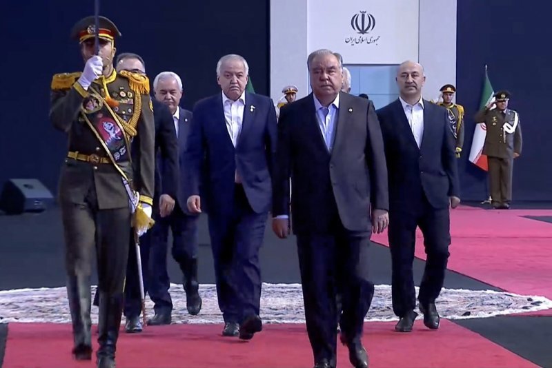 Tajik President Emomali Rahmon Attends Funeral Ceremony for Former Iranian Supreme Leader in Tehran