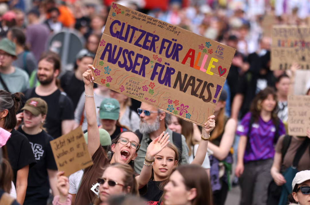 Thousands Rally Across Germany Against Far-Right AfD