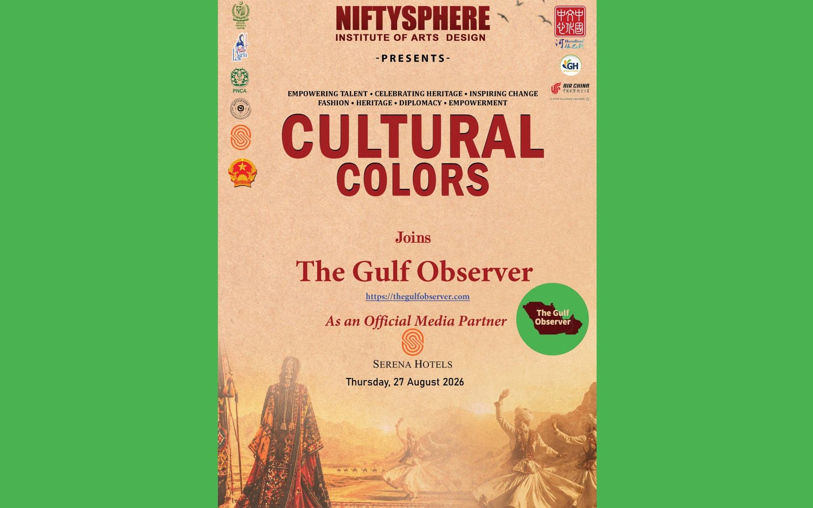 The Gulf Observer Joins Cultural Colors – Season 5 by Niftysphere Institute of Arts & Design as Official Media Partner 2 The Gulf Observer