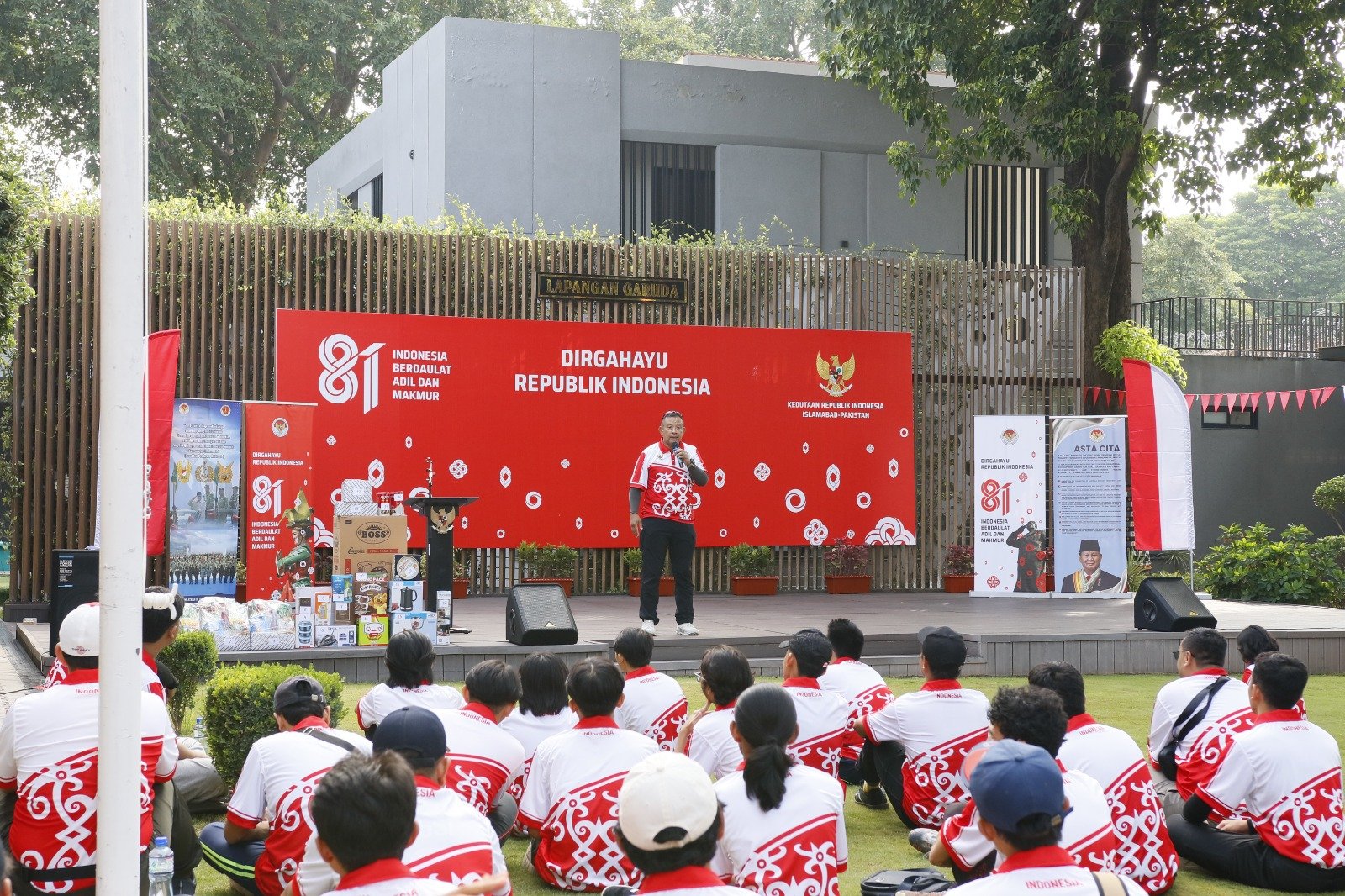 Indonesian Embassy Holds Lead-Up Event Ahead of Indonesia’s 81st Independence Anniversary