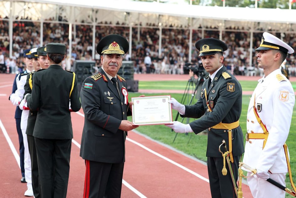 Azerbaijan Defense Minister Attends Military Academy Graduation Ceremonies in Türkiye 2 Türkiye