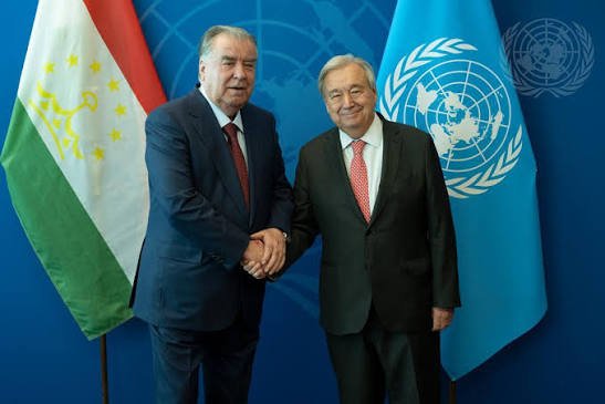 UN Secretary-General Congratulates Tajik President on Adoption of International Decade of Strengthening Peace Resolution