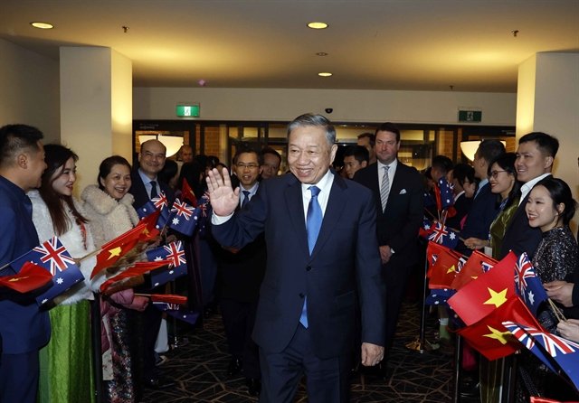 Vietnamese Party General Secretary and President To Lam Arrives in Canberra for State Visit to Australia 2 To Lam