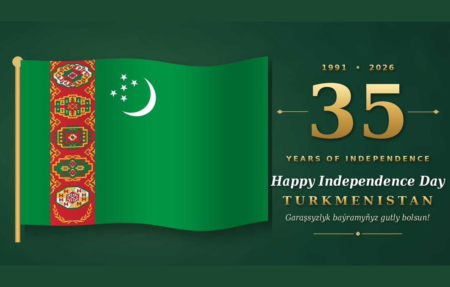 Turkmenistan Marks 35 Years of Independence: A Neutral Nation Charts Its Next Chapter with High Achievements
