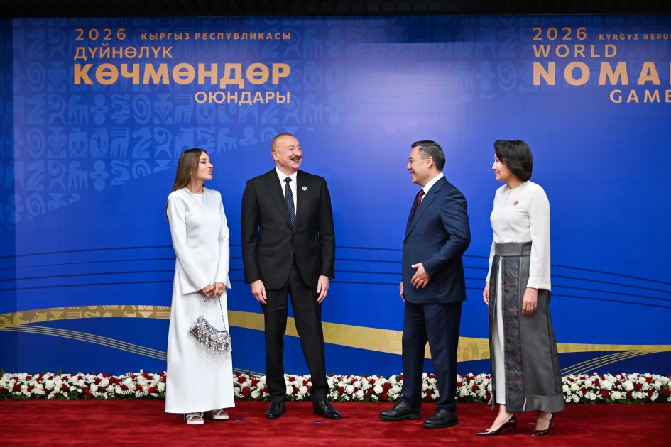 President Aliyev, Mehriban Aliyeva Attend Opening Ceremony of World Nomad Games 12 Nomad