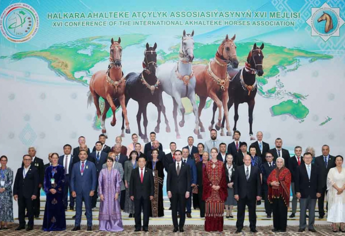 Turkmen President Chairs 16th Meeting of International Association of Ahal-Teke Horse Breeding 2 Horse