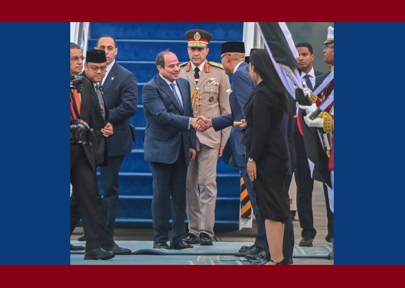 Egyptian President Al-Sisi Arrives in Jakarta for State Visit, Set to Hold Talks with President Prabowo 2 Al-Sisi