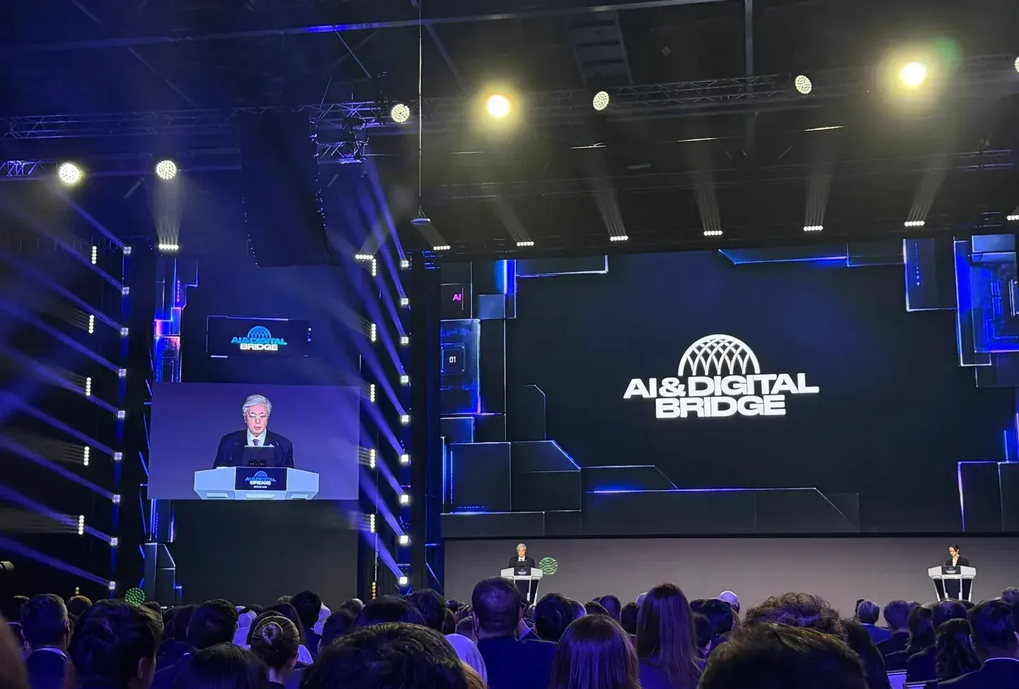 Tokayev Addresses AI & Digital Bridge 2026 1 Tokayev